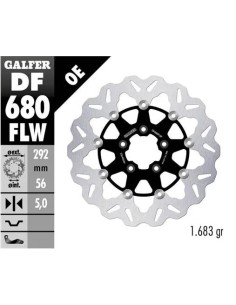 disco freno moto galfer wave flotante 292x5mm df68