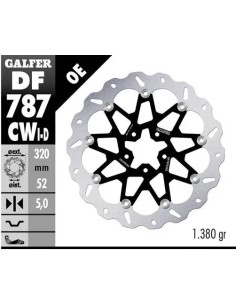 disco freno moto galfer wave flotante compl derch