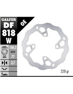 disco freno moto galfer wave fijo 159 5x2 7mm df81