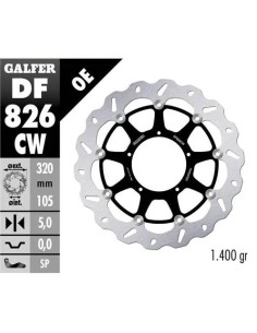 disco freno moto galfer wave flotante completo df8