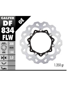 disco freno moto galfer wave flotante 300x5mm df83