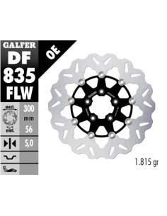 disco freno moto galfer wave flotante 300x5mm df83