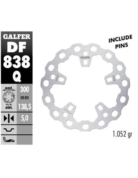 disco freno moto moto fijo galfer qubic 300x5mm df