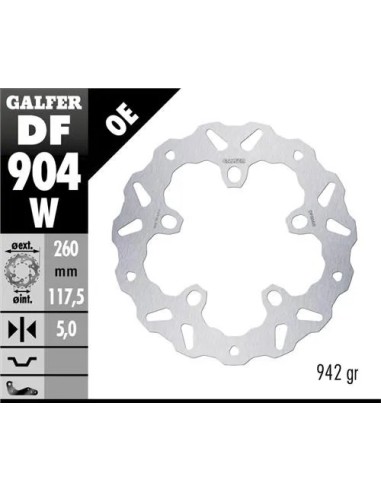 disco trasero indian ftr 1200 df904w