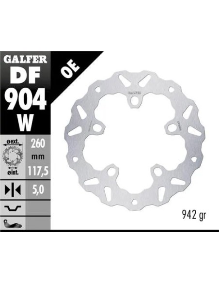 disco trasero indian ftr 1200 df904w