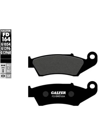 pastillas de freno moto galfer sinter offroad fd16