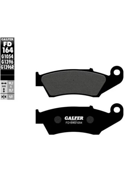 pastillas de freno moto galfer sinter offroad fd16