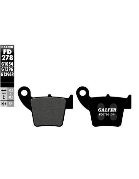 pastillas de freno moto galfer sinter offroad fd27