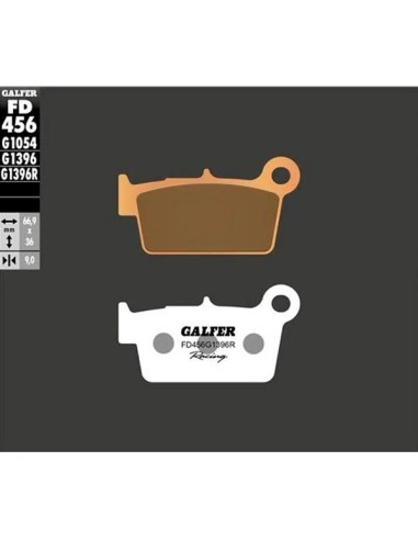 pastillas de freno moto galfer sinter offroad fd29