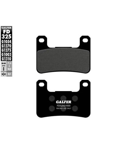 pastillas de freno moto galfer sinter sport r fd32
