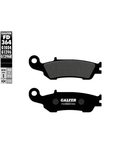 pastillas de freno moto galfer sinter offroad fd36