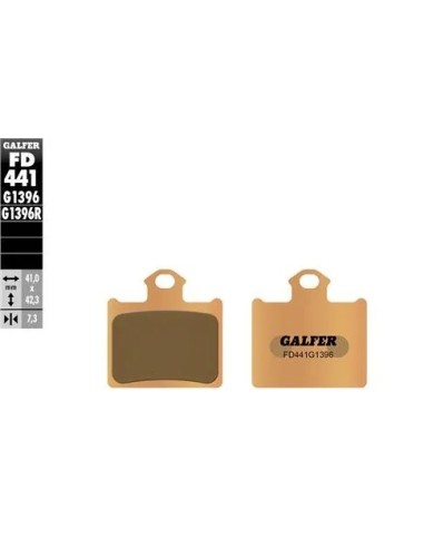 pastillas de freno moto galfer sinter offroad fd44
