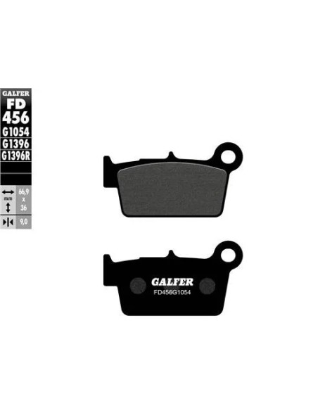 pastillas de freno moto galfer sinter offroad fd45