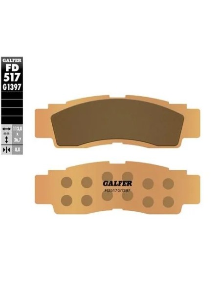 pastillas de freno moto galfer sinter offroad fd51