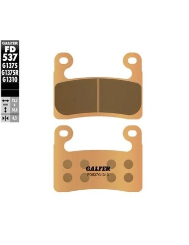 pastillas de freno moto galfer sinter sport r fd53