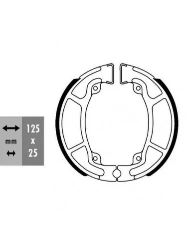 zapata ferodo para moto honda sh pcx y varias fsb963a