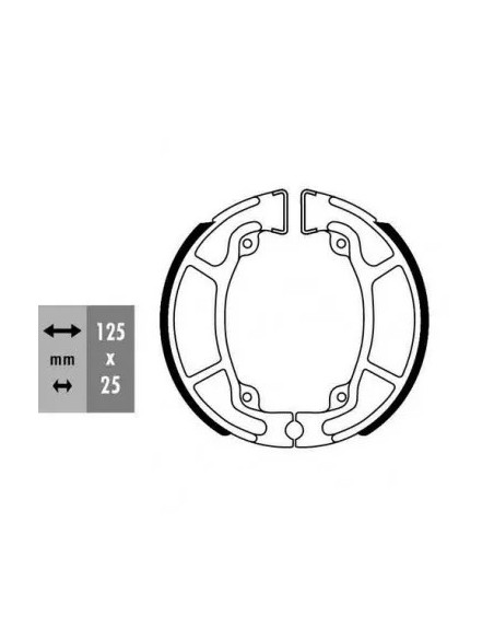 zapata ferodo para moto honda sh pcx y varias fsb963a