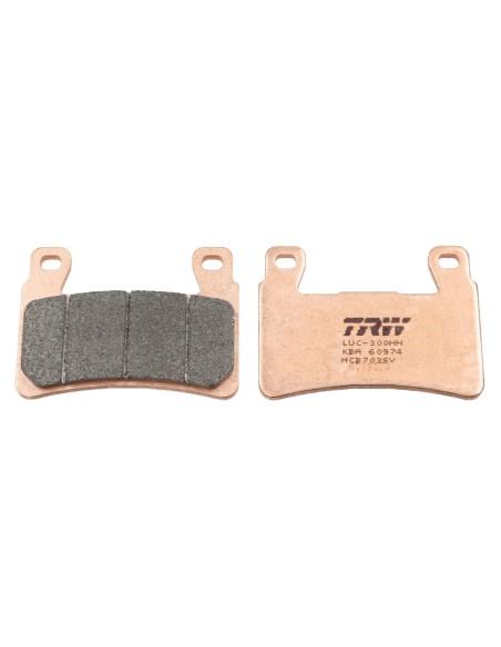 pastillas de freno delantero moto trw mcb703sv