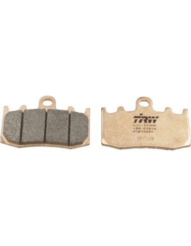 pastillas de freno delantero moto trw mcb748sv