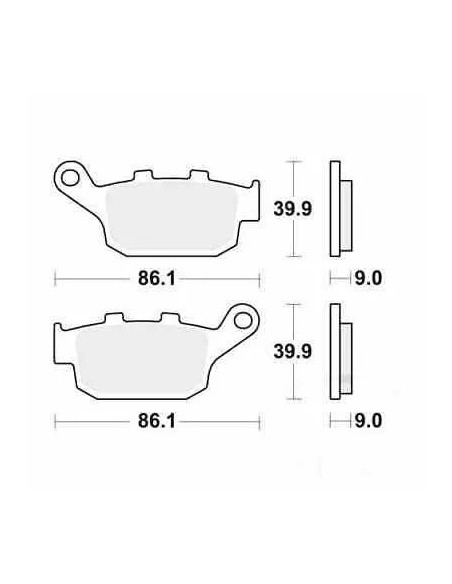 pastillas de freno moto trw mcb841sh