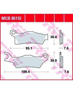 pastillas de freno moto trw mcb861si 2