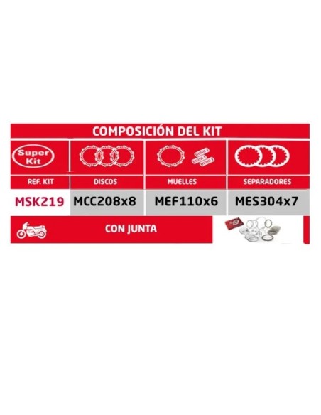 super kit de embrague vulcan 900