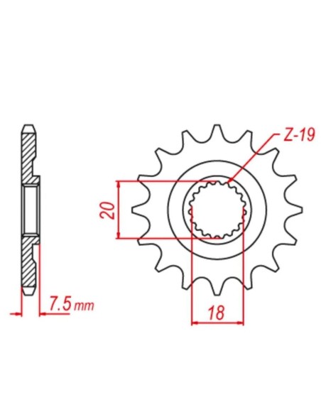 pinon zontes 125 g1 18 th