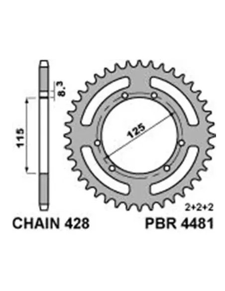 yamaha dt125 re 04 c 428 p4481 50f