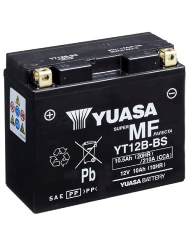 Batería Yuasa YT12B-BS Sin Mantenimiento