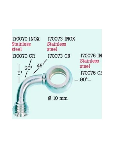 banjo de moto 90 latera aluminio frentubo 170076al ro
