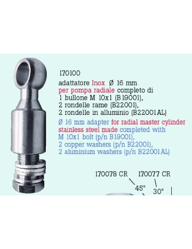 adaptador para bomba freno frentubo 170100