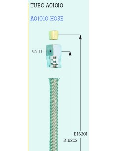 tubo freno de moto frentubo a01010 ro