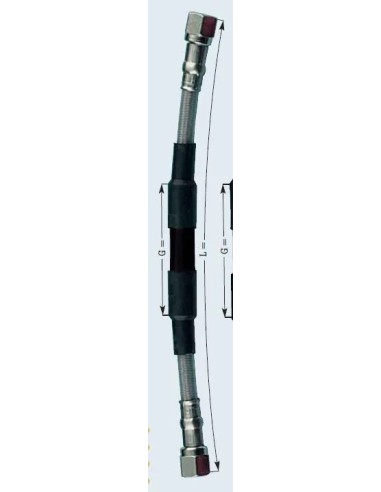 tubo de moto acero offroad 640mm frentubo a06 cr0640 x1