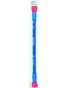 tubo de moto kevlar 100mm azul rojo frentubo a06k0100