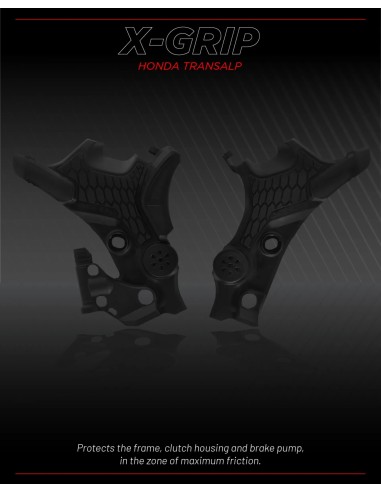 protectores chasis honda transalp xl 750