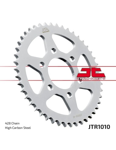 corona moto jt sprockets de acero de 46 dientes jtr1010 46