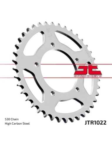 corona moto jt sprockets de acero de 41 dientes jtr1022 41