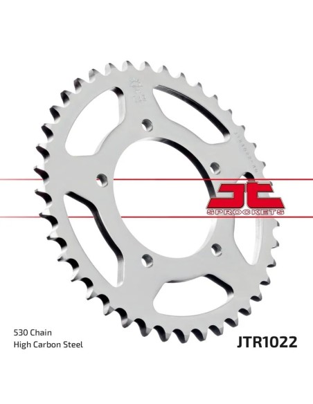 corona moto jt sprockets de acero de 41 dientes jtr1022 41