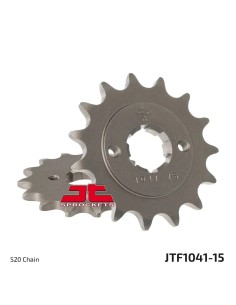 pinon de moto jt sprockets acero 15 dientes p 520 jtf1041 15