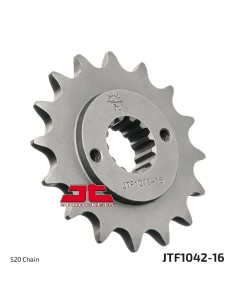 pinon de moto jt sprockets acero 16 dientes p 520 jtf1042 16