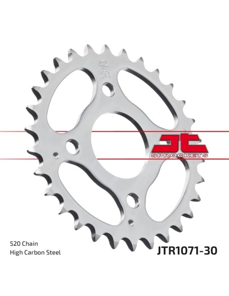 corona moto jt sprockets de acero de 30 dientes jtr1071 30