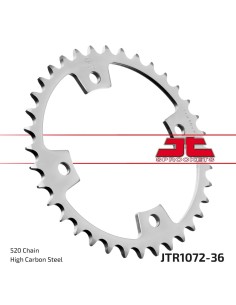 corona moto jt sprockets de acero de 36 dientes p 520 jtr1071 36