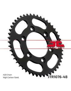 corona moto jt sprockets de acero de 48 dientes jtr1076 48