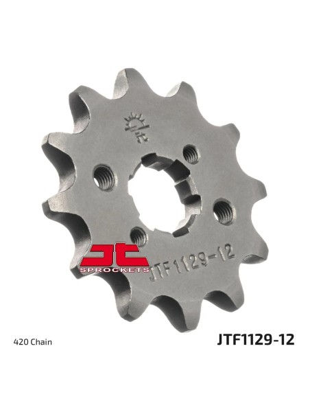 pinon de moto jt sprockets acero 12 dientes p 420 jtf1129 12