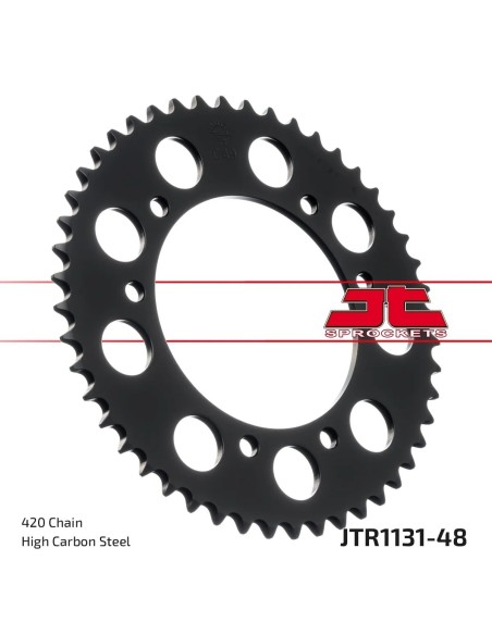 corona moto jt sprockets de acero de 48 dientes jtr1131 48