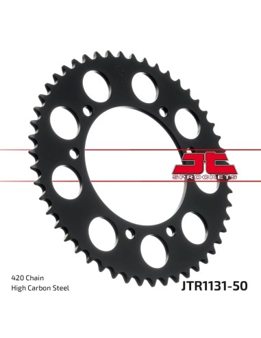 corona moto jt sprockets de acero de 50 dientes jtr1131 50