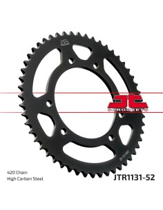 corona moto jt sprockets de acero de 52 dientes jtr1131 52