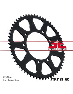 corona moto jt sprockets de acero de 60 dientes jtr1131 60