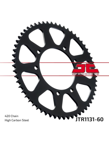 corona moto jt sprockets de acero de 60 dientes jtr1131 60