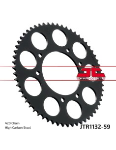 corona moto jt sprockets de acero de 59 dientes jtr1132 59
